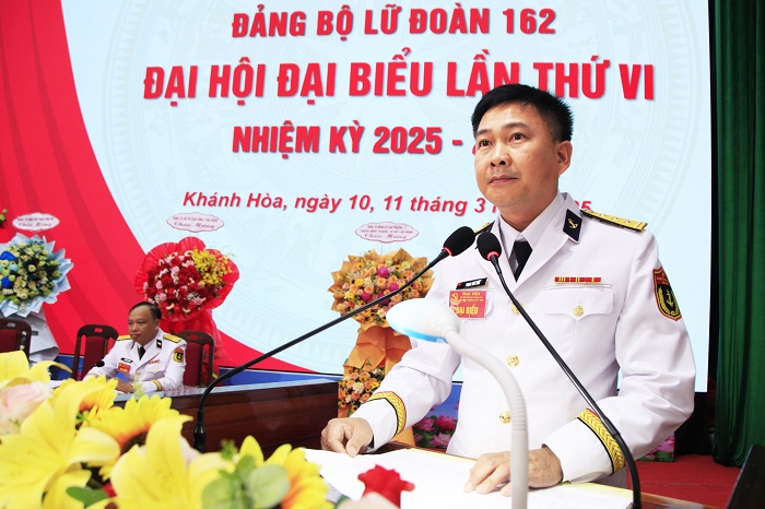 Lữ đoàn 162 tổ chức thành công Đại hội Đảng bộ làm trước