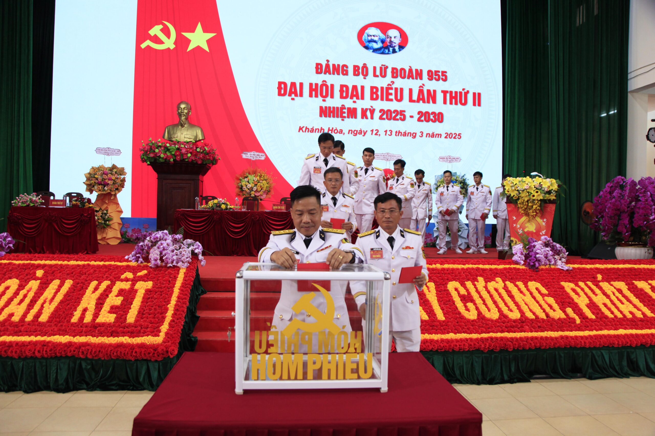 Đại hội đại biểu Đảng bộ Lữ đoàn 955, Vùng 4 Hải quân thành công tốt đẹp