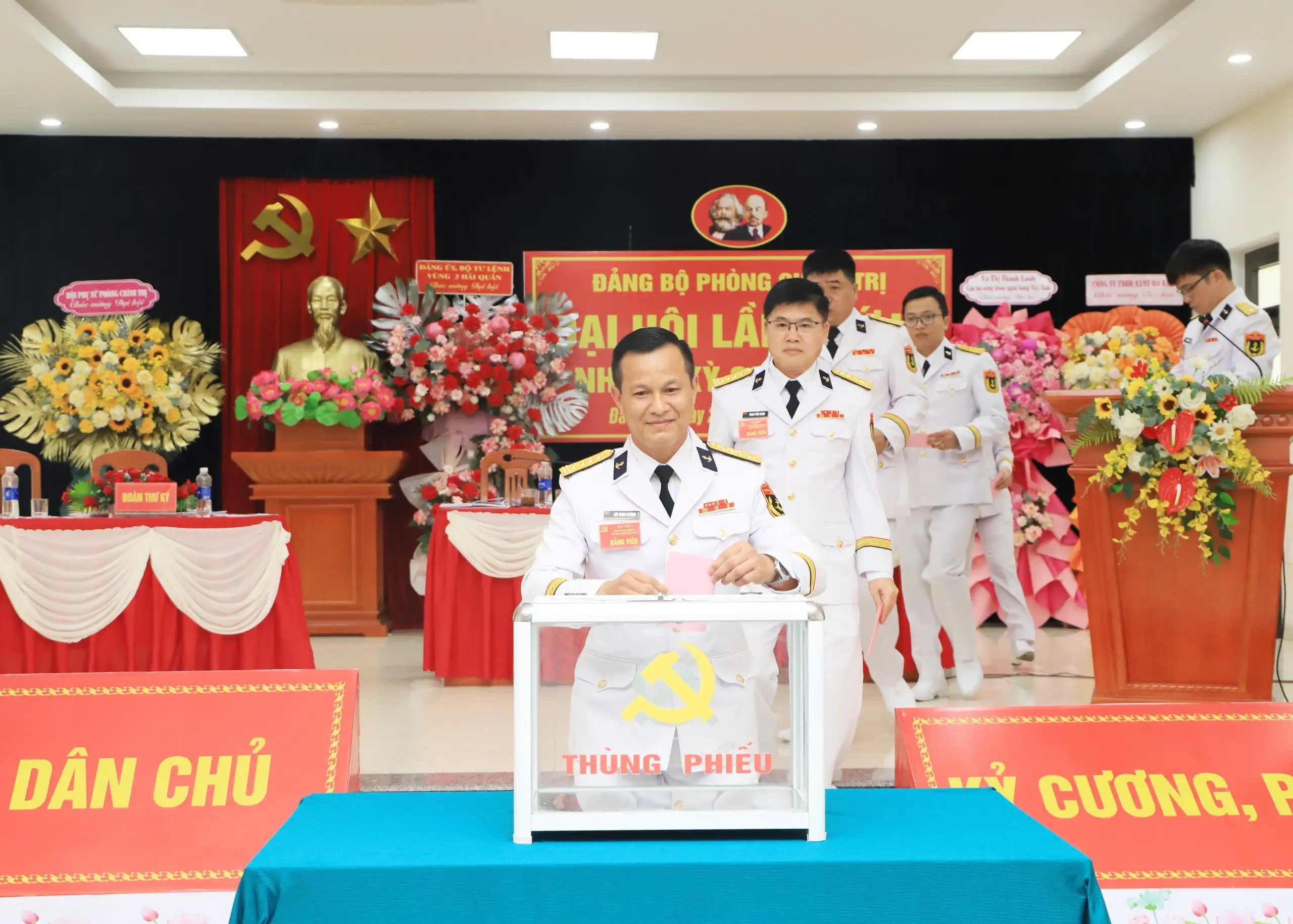 Đảng bộ Phòng Chính trị, Vùng 3 Hải quân tổ chức Đại hội Đảng bộ lần thứ IV