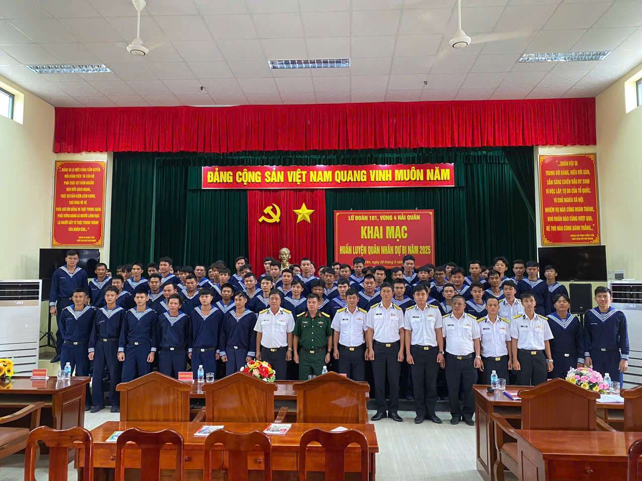 Lữ đoàn 101, Vùng 4 hải quân: Khai mạc huấn luyện quân nhân dự bị năm 2025