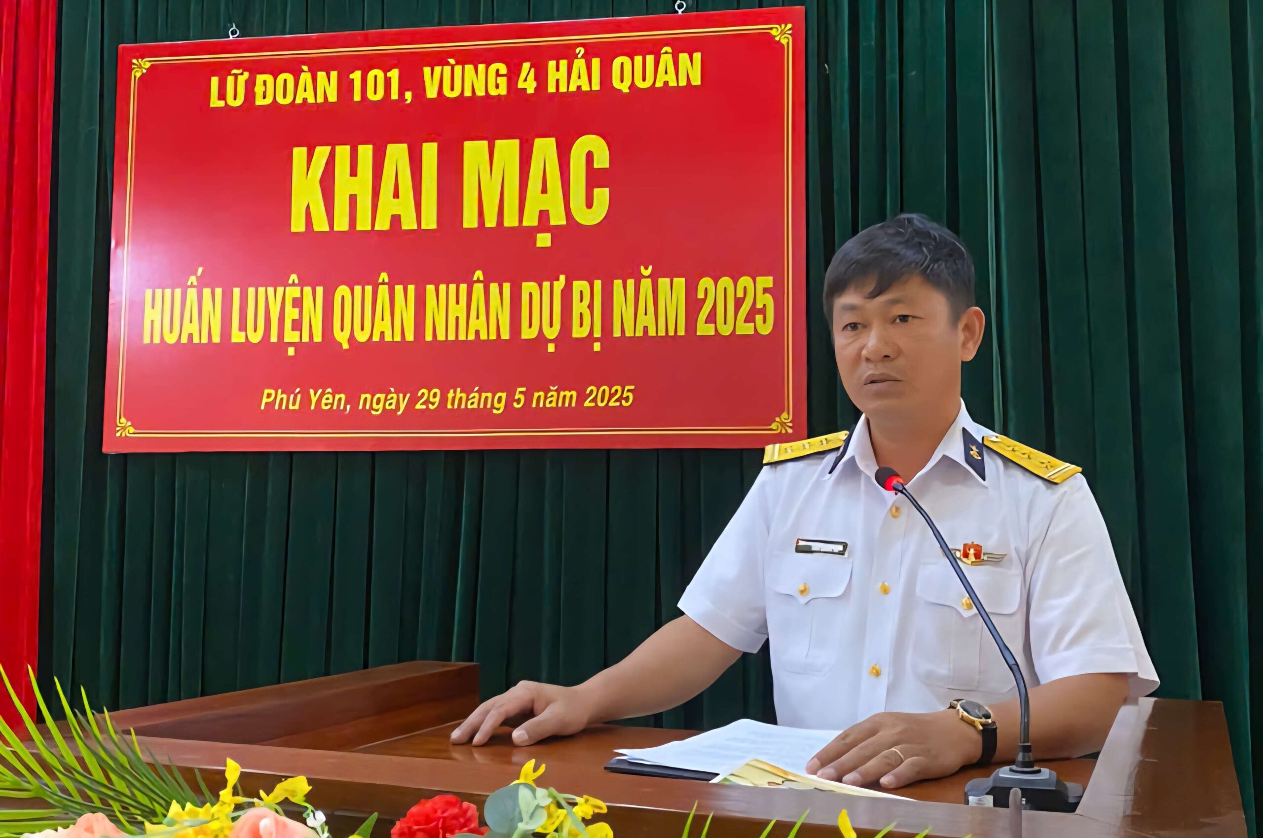 Lữ đoàn 101, Vùng 4 hải quân: Khai mạc huấn luyện quân nhân dự bị năm 2025