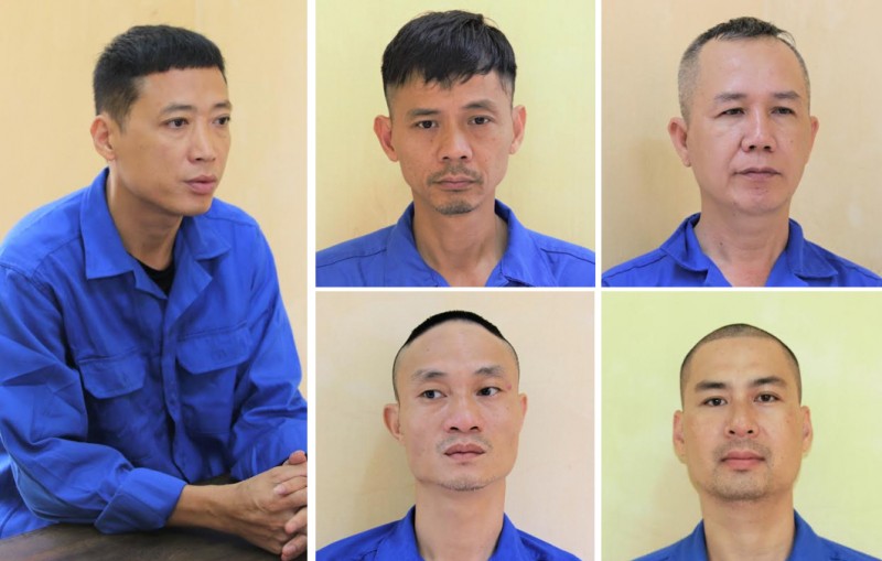 anh-1-866-8478 5 đối tượng đều trú tại TP Nam Định gồm: Trần Mạnh Thắng, SN 1983; Nguyễn Văn Hân, SN 1983; Nguyễn Minh Tuấn, SN 1984; Đỗ Tiến Thành, SN 1982; Nguyễn Hoành Việt, SN 1975. bị bắt giữ